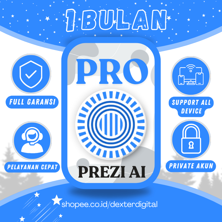Prezi Premium Akses Fitur Premium 1 Bulan Private | Buat Presentasi AI Interaktif