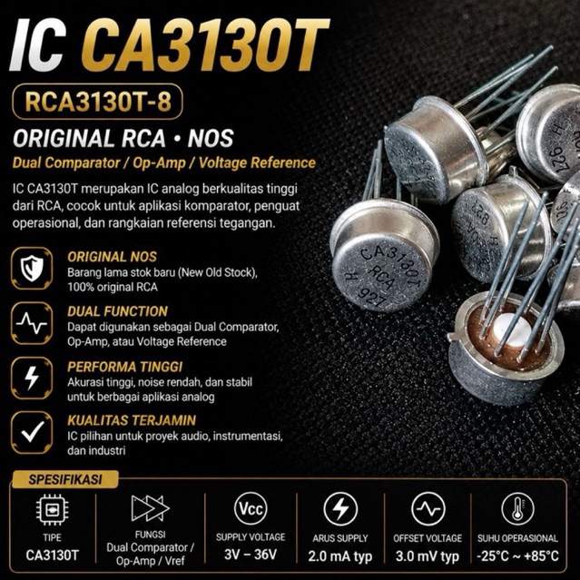 IC CA3130T Ori NOS IC RCA3130T-8