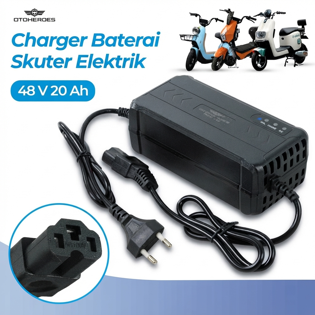 CHARGER SEPEDA LISTRIK 48V 20AH CAS SEPEDA LISTRIK