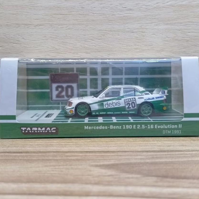 TARMAC WORKS MERCEDES BENZ 190E 2.5 16 EVK II DEBIS DEKRA #20