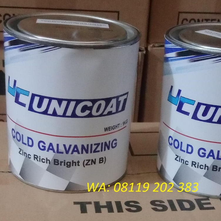 Unicoat Cold Galvanizing ZN B, cat galvanis dingin @1 kg kaleng