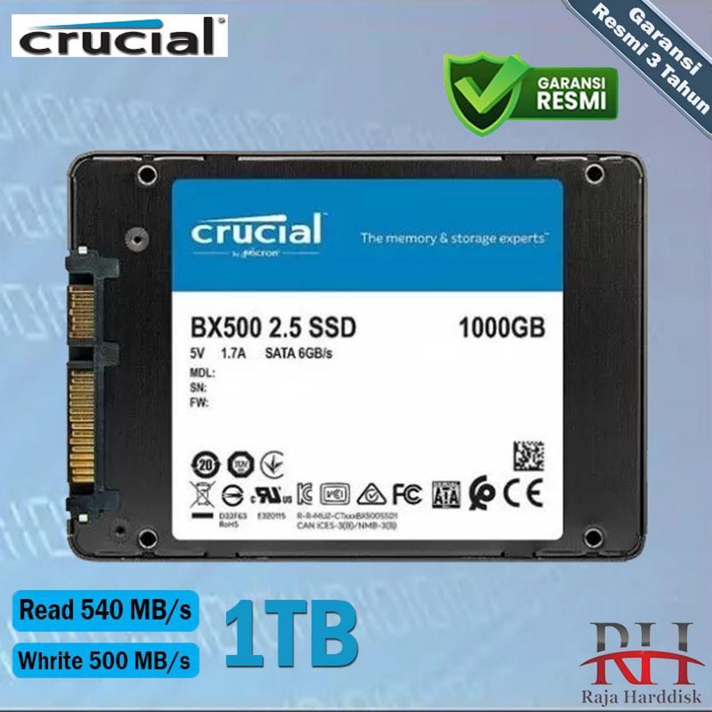 Crucial SSD BX500 1TB 2.5" Sata Internal