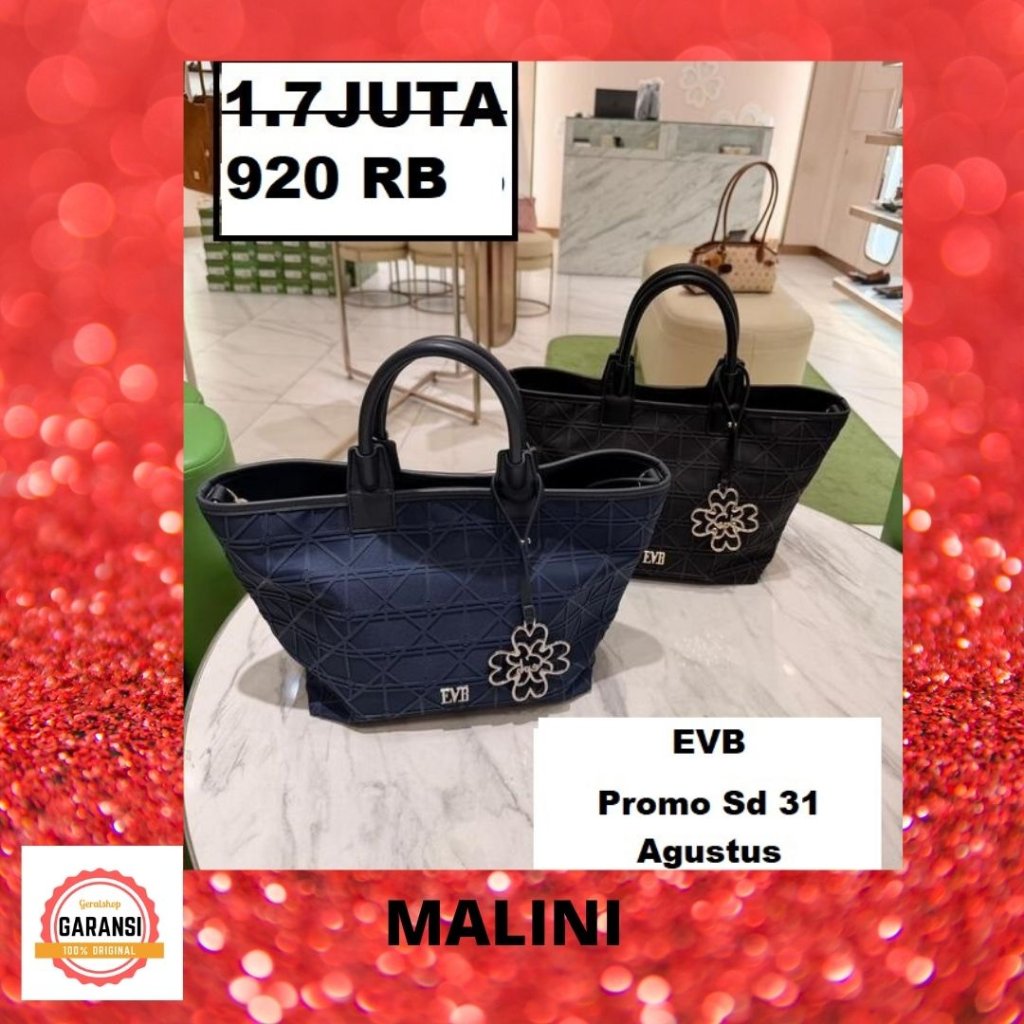 Tas wanita sale EVB satchel bag seri MALINI evb original 100%