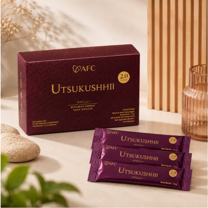 AFC Japan Utsukushhii Gold Utsu Asli Utsukushi Original