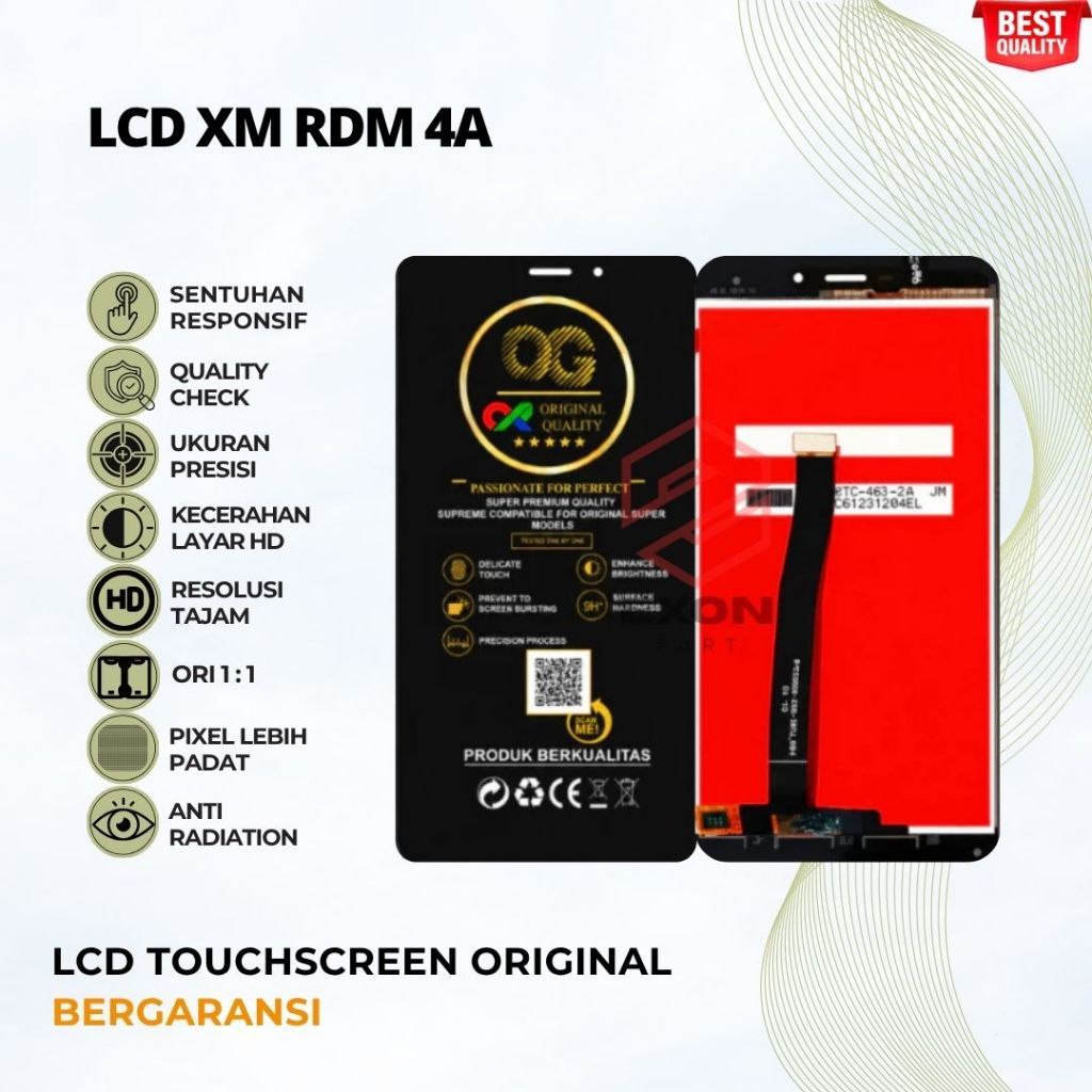 LCD REDMI 4A / LCD TOUCHSCREEN FULLSET XIAOMI REDMI MI4A REDMI 4A COMPLETE ORI