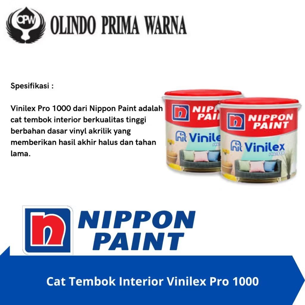 Cat Tembok Interior Vinilex Pro 1000