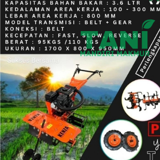 Traktor Cultivator / Tiller Machine Kenza KZ830G