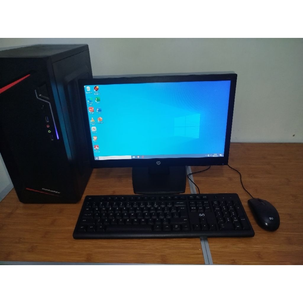 komputer pc full set siap pakai i3 gen3