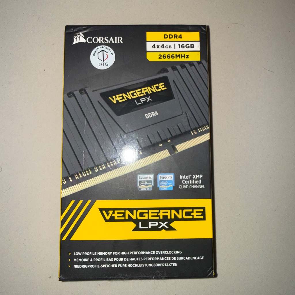 corsair vengeance lpx ddr4 16gb ( 4x4GB )  2666mhz - ram corsair vengeance ddr4 16gb 2666mhz - corsa