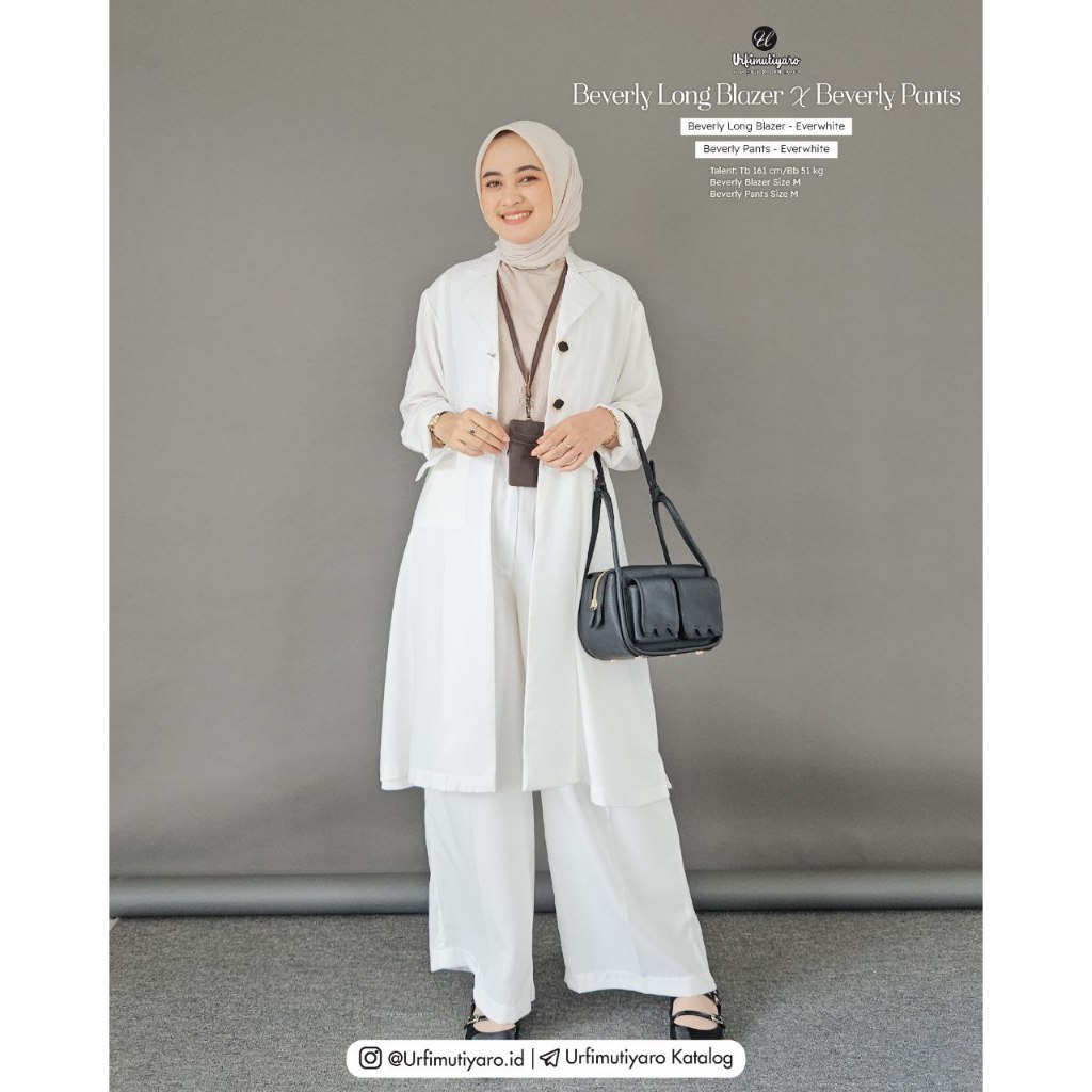 BEVERLY LONG BLAZER x PANTS