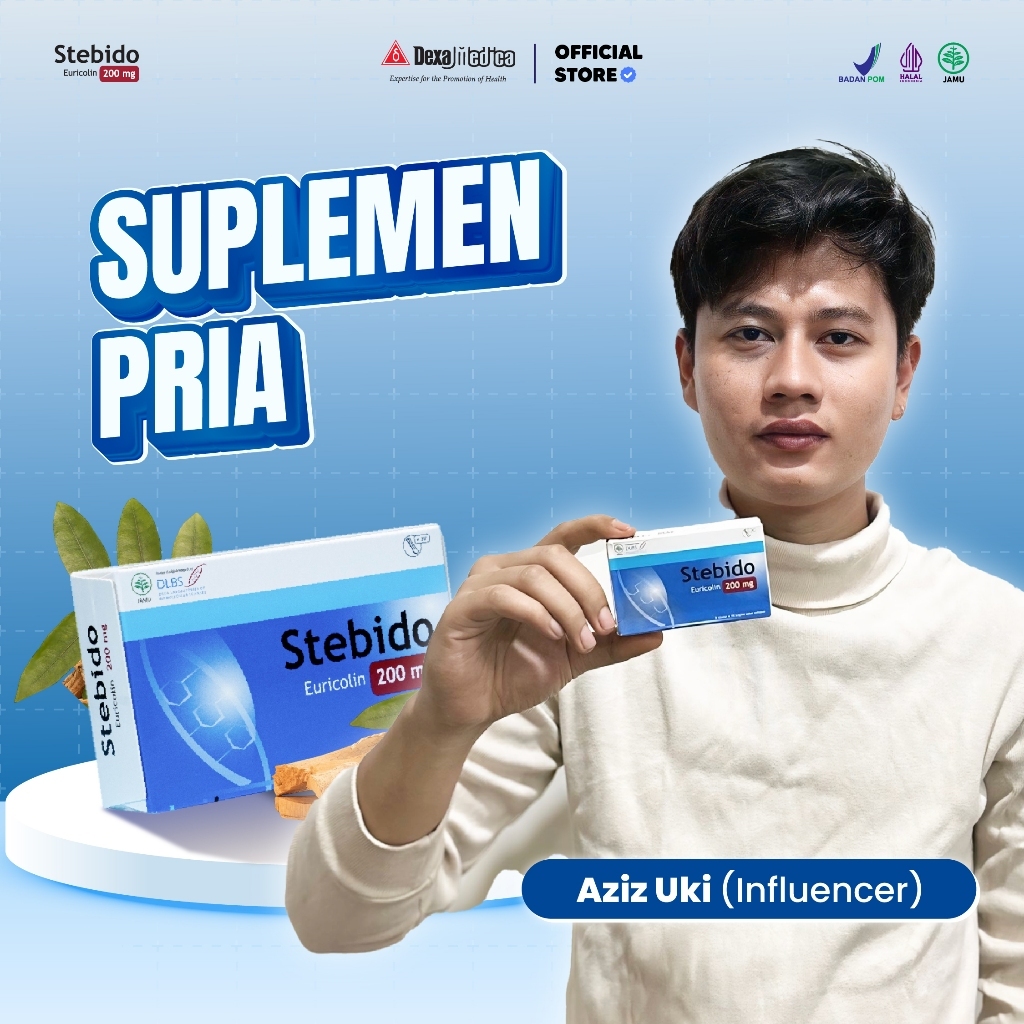 STEBIDO Jamu Kebugaran 200 mg Isi 30 Kaplet