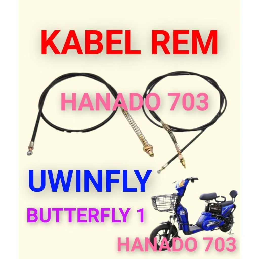 kabel rem sepeda listrik Uwinfly Butterfly 1 Tali rem sepeda listrik Uwinfly Butterfly 1
