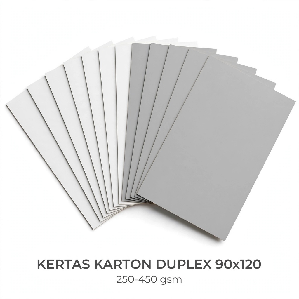 KERTAS KARTON DUPLEX 90x120 CM,250gsm-400gsm