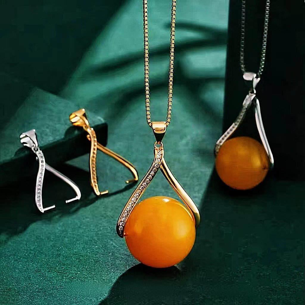 Copper alloy gold/gold-plated safety clasps, jade clasps, stone clasps, clasp with gemstone beads, h