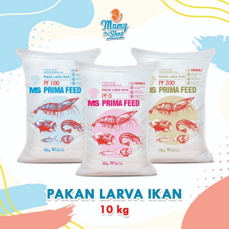 Pakan Larva Ikan MS Prima Feed PF 0 PF 100 PF 200 10 kg