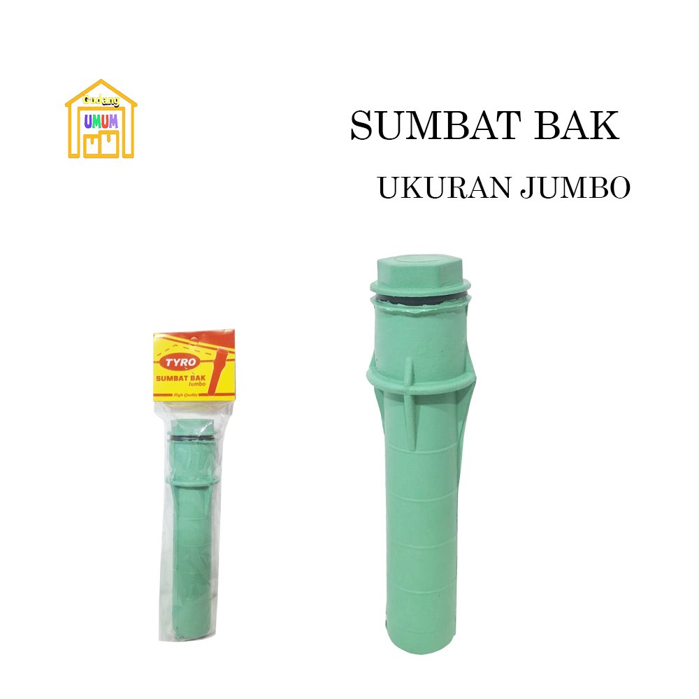 Tutup Sumbat Bak Mandi/ Sumbatan Pembuangan Bak Jumbo PVC