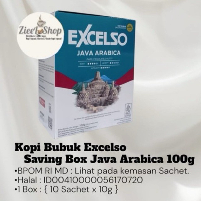 Kopi Bubuk Sachet Excelso Java Arabica| Coffee Ground Sachet Excelso Java Arabica 100g