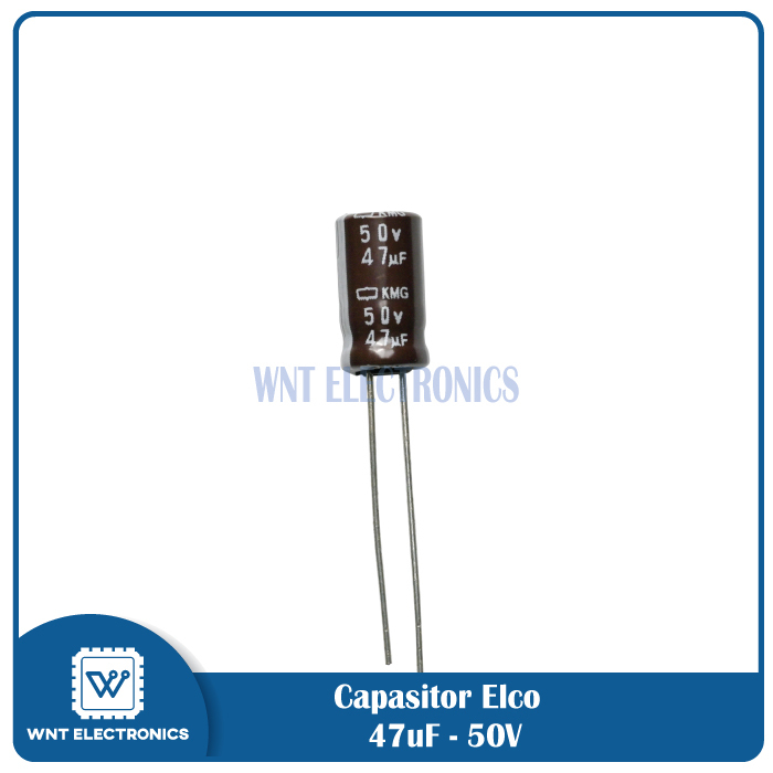 Capasitor Elco 47uf 50v 47uf50v 47 uF 50 V