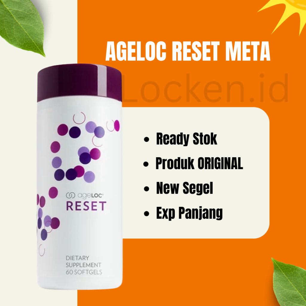 Suplemen Reset Meta Agelock isi 60 ED 2027 Original