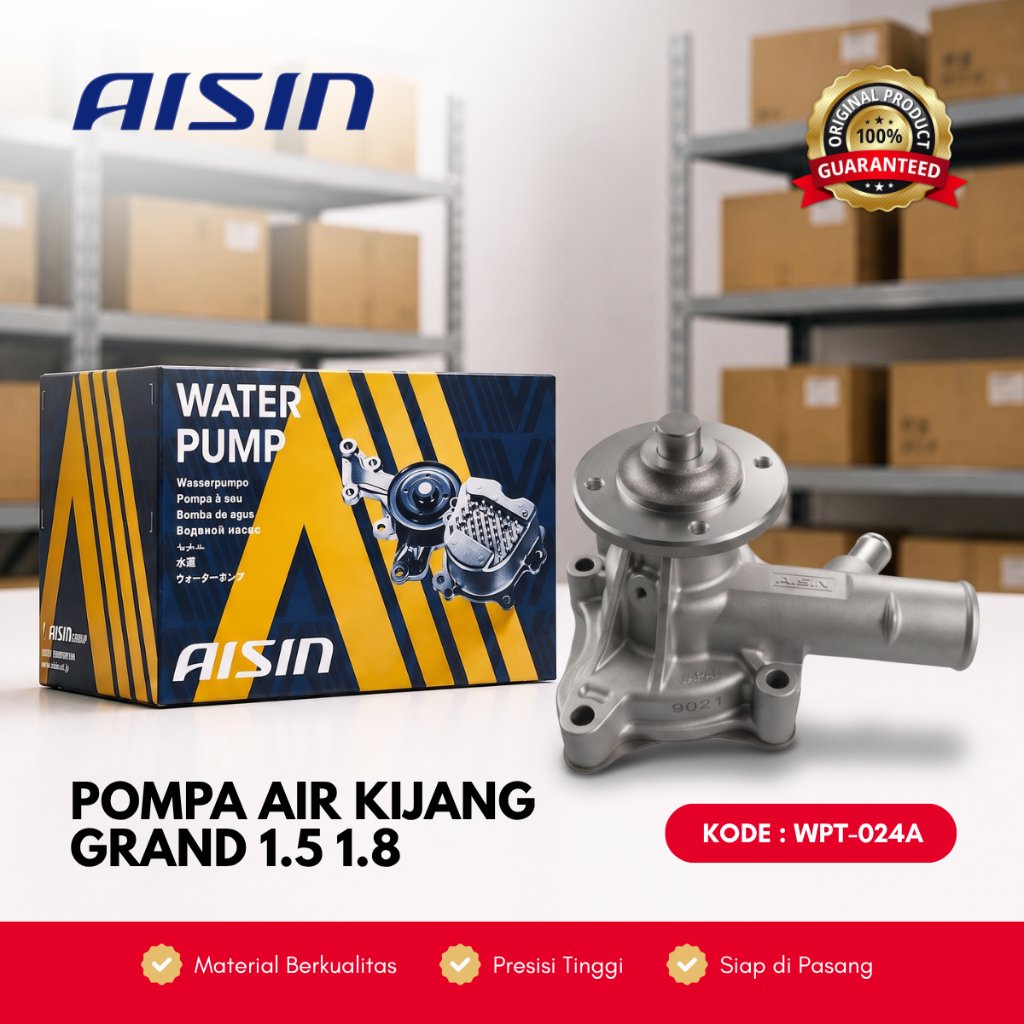 Aisin Water Pump WPT-024A Pompa Air Kijang Grand 1.5 1.8 ORIGINAL