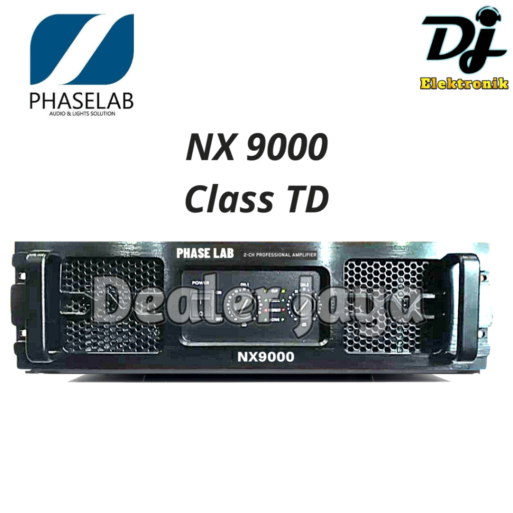 Power Ampli Phase Lab / Phaselab NX9000 / NX 9000 - 2 channel
