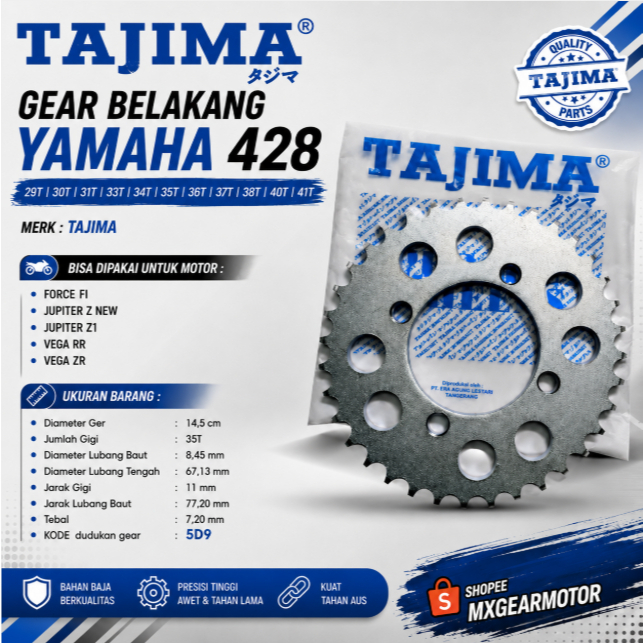 Gir Gear Belakang 428 Vega ZR model SSS