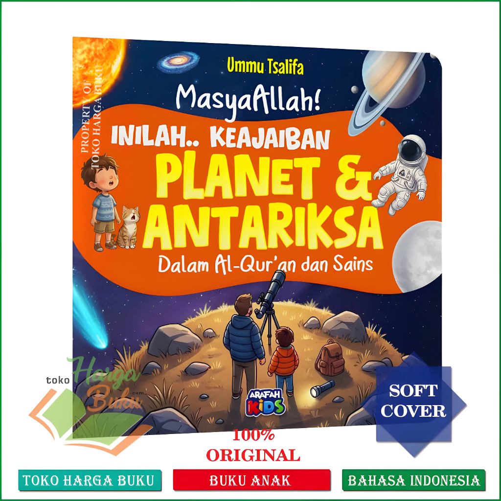 Foto MasyaAllah Inilah Keajaiban Planet & Antariksa dalam Al-Quran dan Sains FULL COLOR Buku Anak Luar Angkasa Arafah Kids