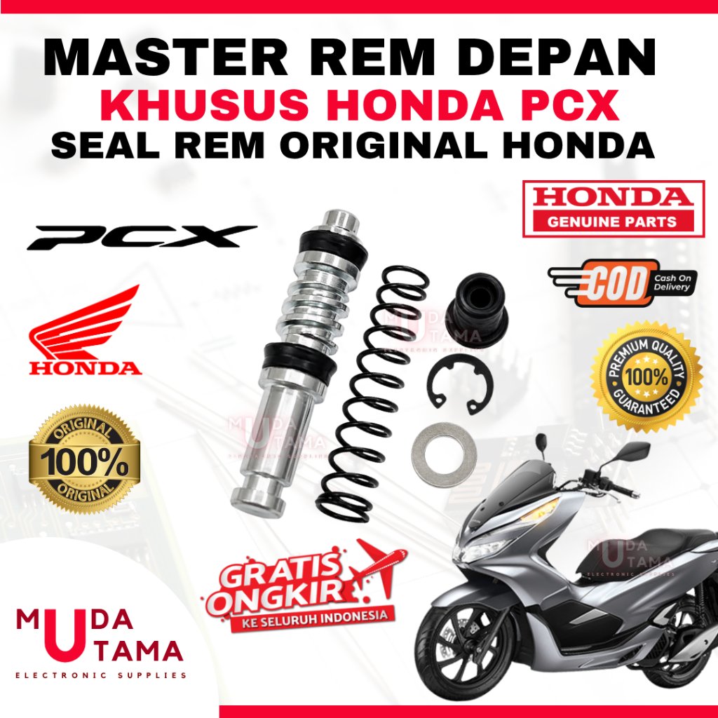 Seal Master Rem Depan HONDA PCX Original - Master Rem Kit PCX Original - Sil Master Rem Depan Motor 