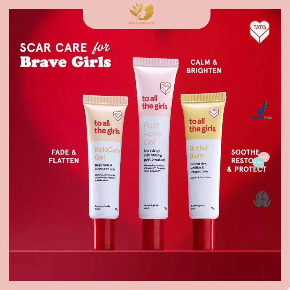 TATG To All The Girls Kelocare Keloid Gel Bekas Luka Butter Balm Pelembab Bibir
