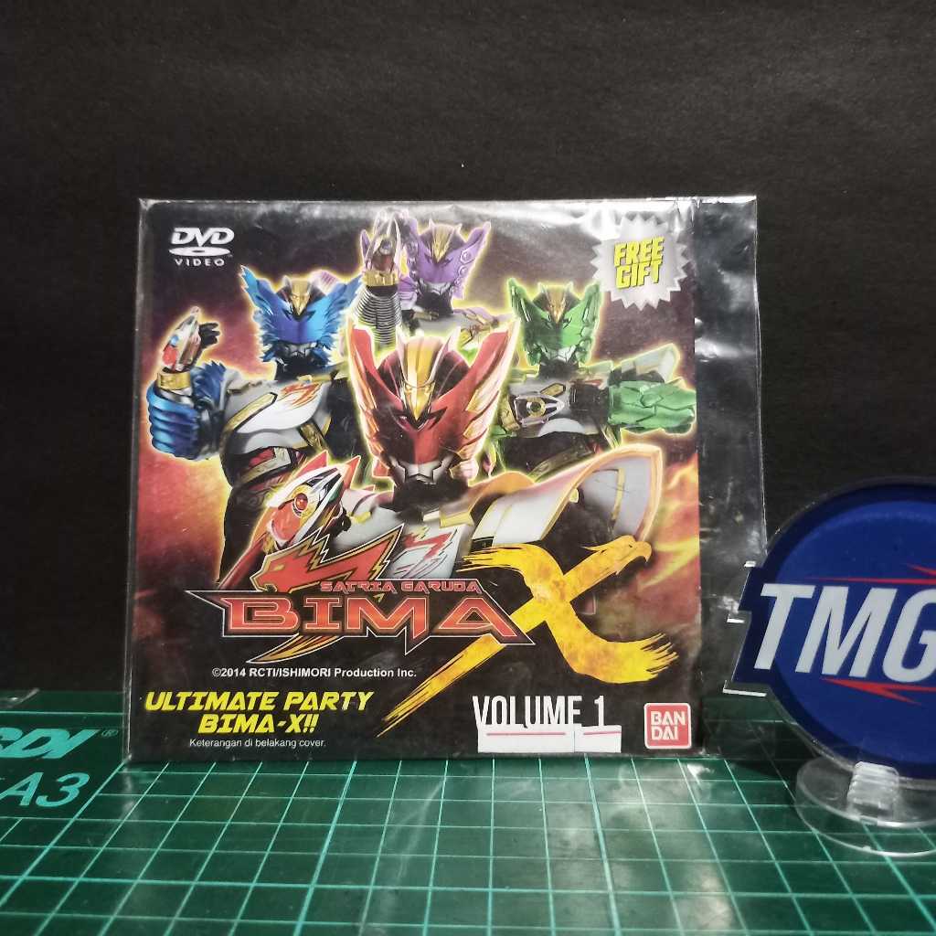 DVD satria garuda bima x ultimate party collection volume 1 promotion gift bandai
