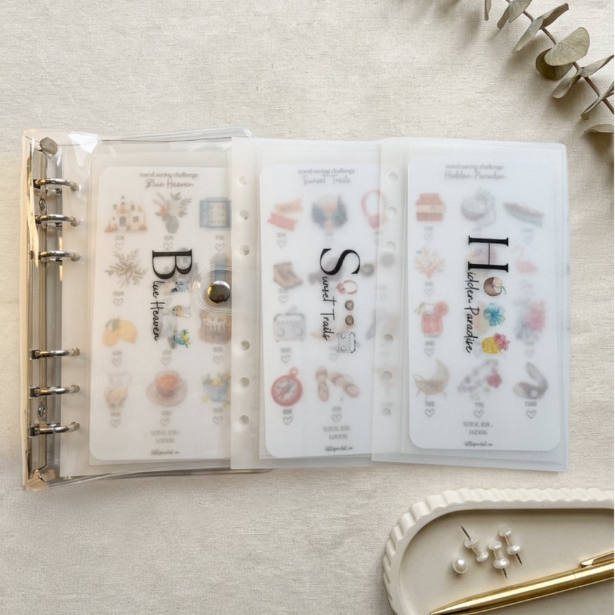 Travel Saving Challenge_Binder Menabung_Target 10 Juta_Target 6 Juta