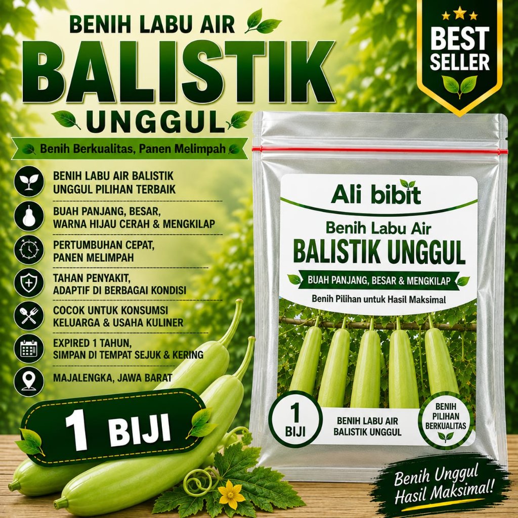1 Butir> Biji Benih Labu Air Balistik /Labu Air> Bibit Labu Air> Bonus benih