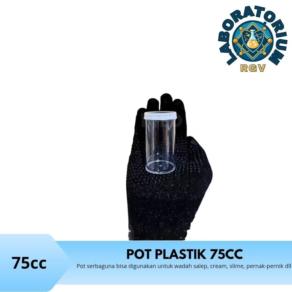 Pot Plastik 75cc (3PCS) | Pot Cream | Pot Urine | Pot Plastik | Pot Salep