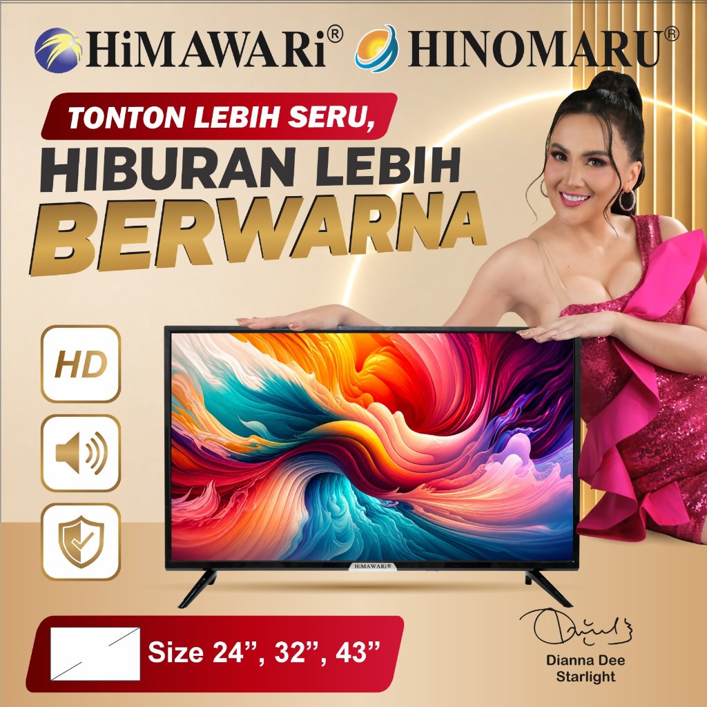 SMART TV / LED TV / ANDROID TV HIMAWARI 32 INCH 32DN4T SMART LED TV ANDROID 11