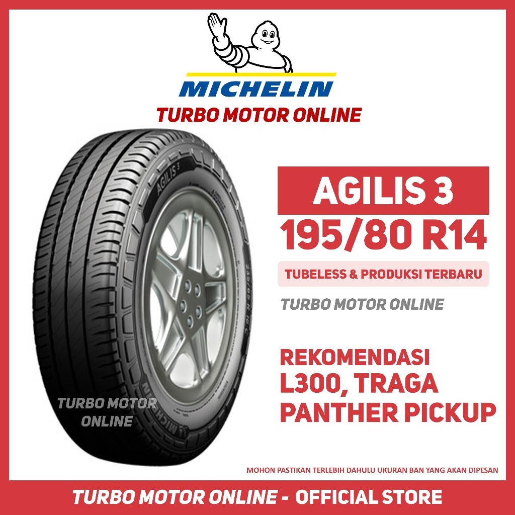 Ban Michelin Agilis 3 Agilis3 195 80 R14 Ban Mobil Traga L300