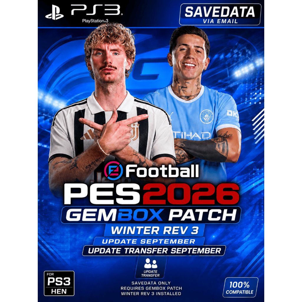SAVEDATA GEMBOX PATCH 2026 WINTER REV 3 PS3 UPDATE FULL TRANSFER SEPTEMBER VIA EMAIL