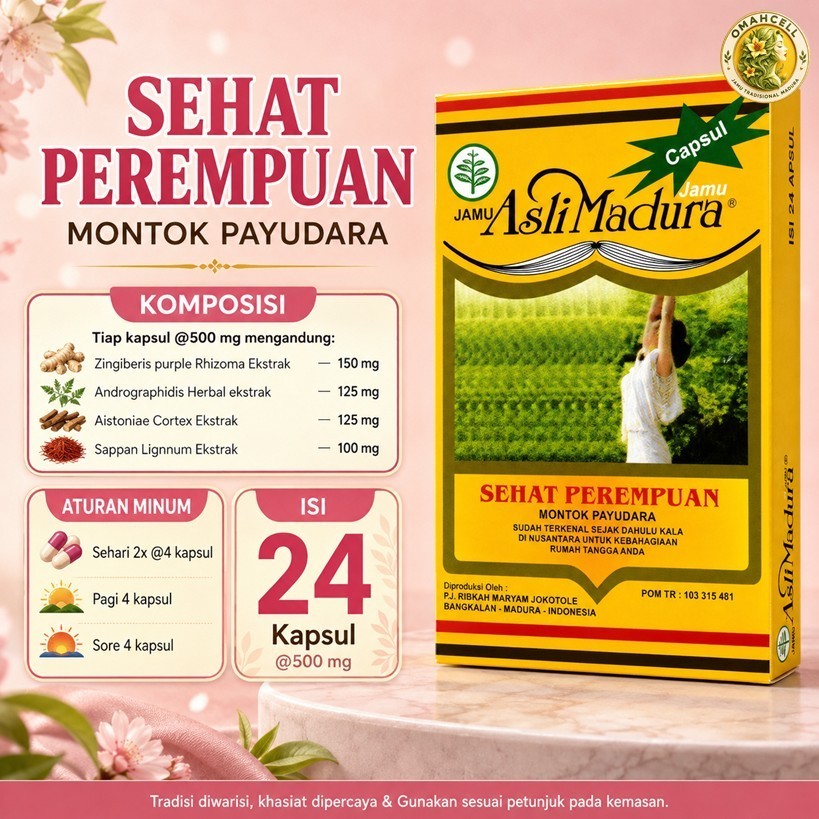 SEHAT PEREMPUAN Montok Payudara Gemuk Sehat Awet Ayu Perawatan Wanita | OMAHCELL
