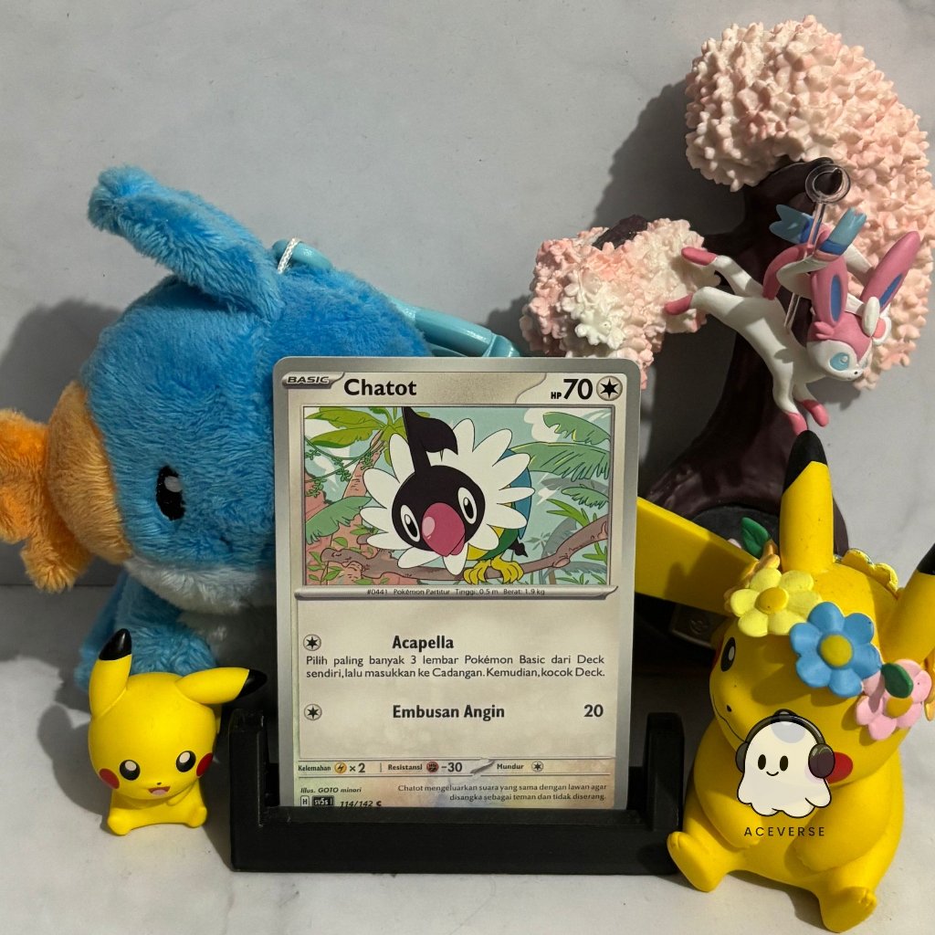 Chatot 114/142 - SV5S Kartu Pokemon Indonesia