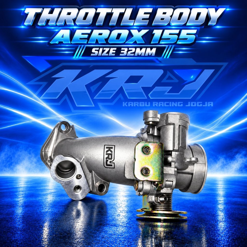 TB Throttle Body KRJ YAMAHA AEROX 155 - Size 32 dan 34