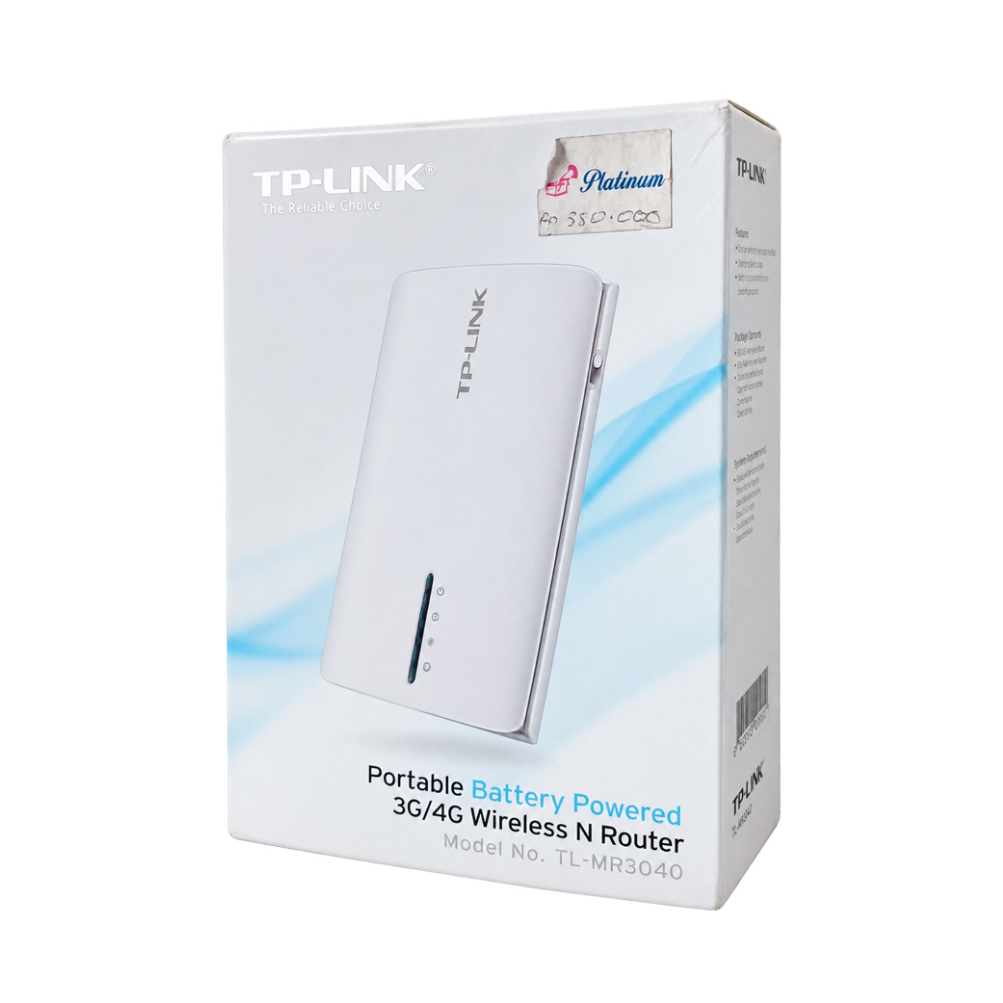 TP-LINK TL-MR3040, Portable 3G/4G Battery Powered Wireless N Router