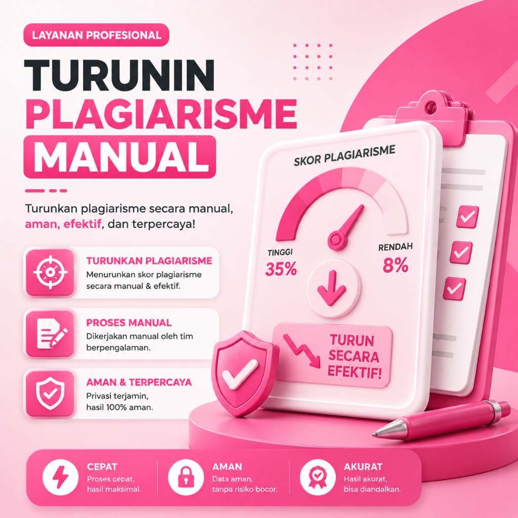 Jasa Parafrase Penurunan Skor Plagiasi - Turnitin Skripsi