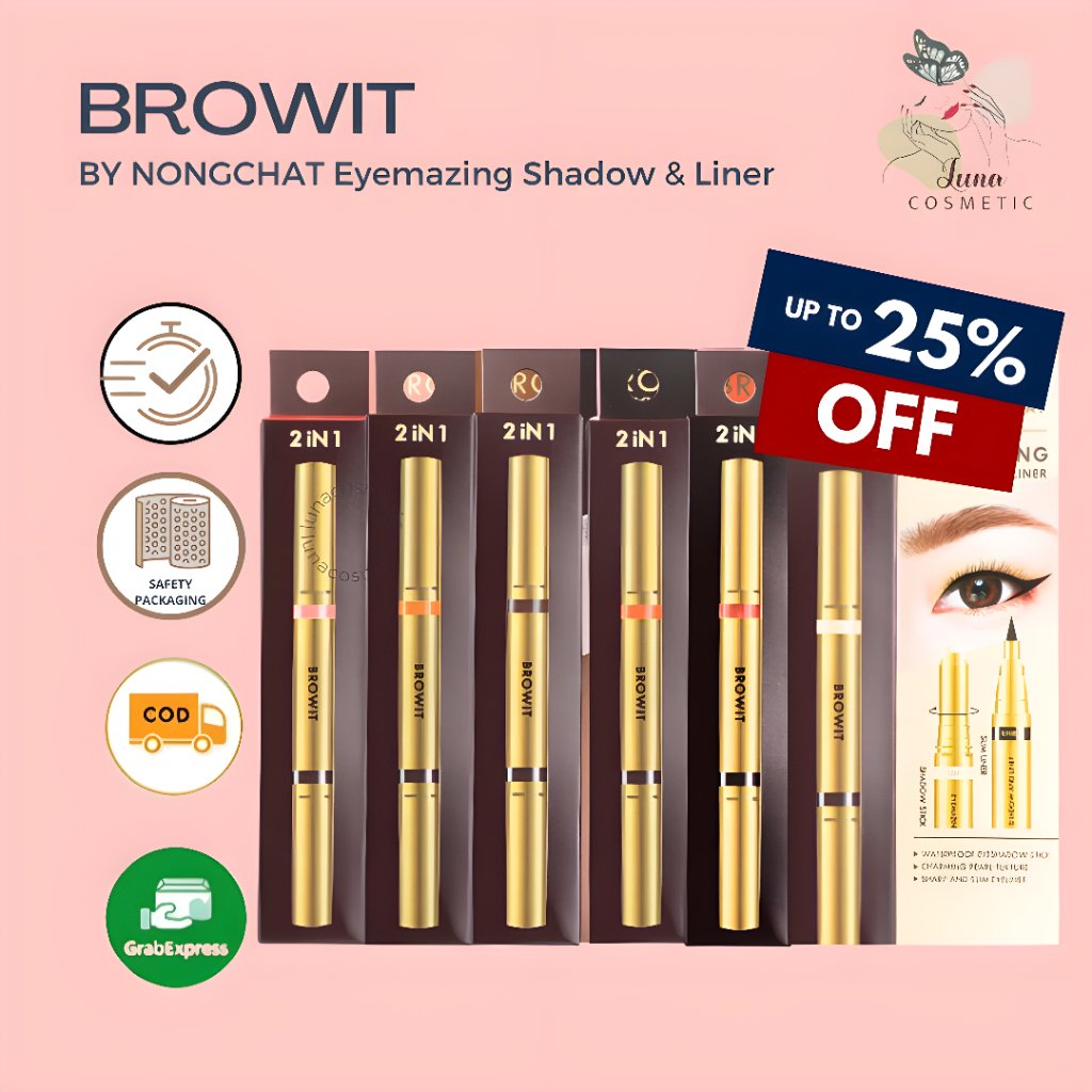 BROWIT BY NONGCHAT Eyemazing Shadow & Liner / Eyeshadow Stick / Eyeshadow Shimmer