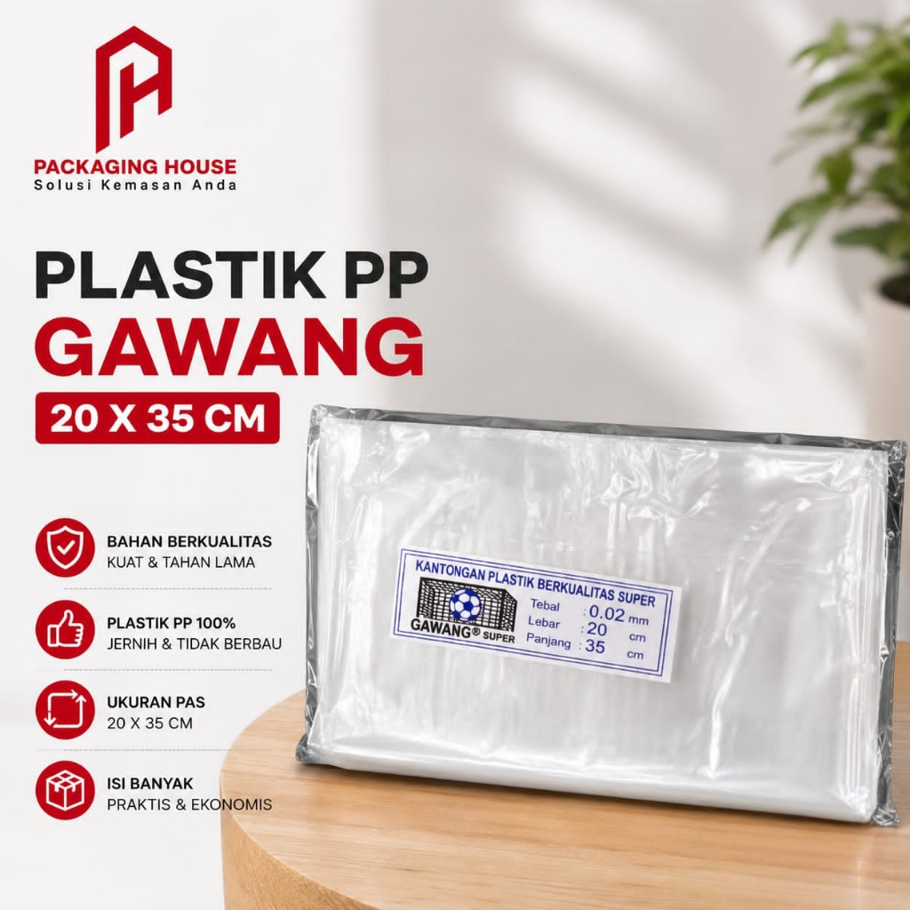 PLASTIK PP GAWANG 20 x 35 | PLASTIK GAWANG