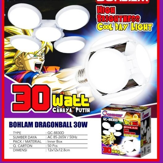 LAMPU DRAGON BALL GOODCHIP GC-8830D / BOHLAM LED UFO 30 Watt