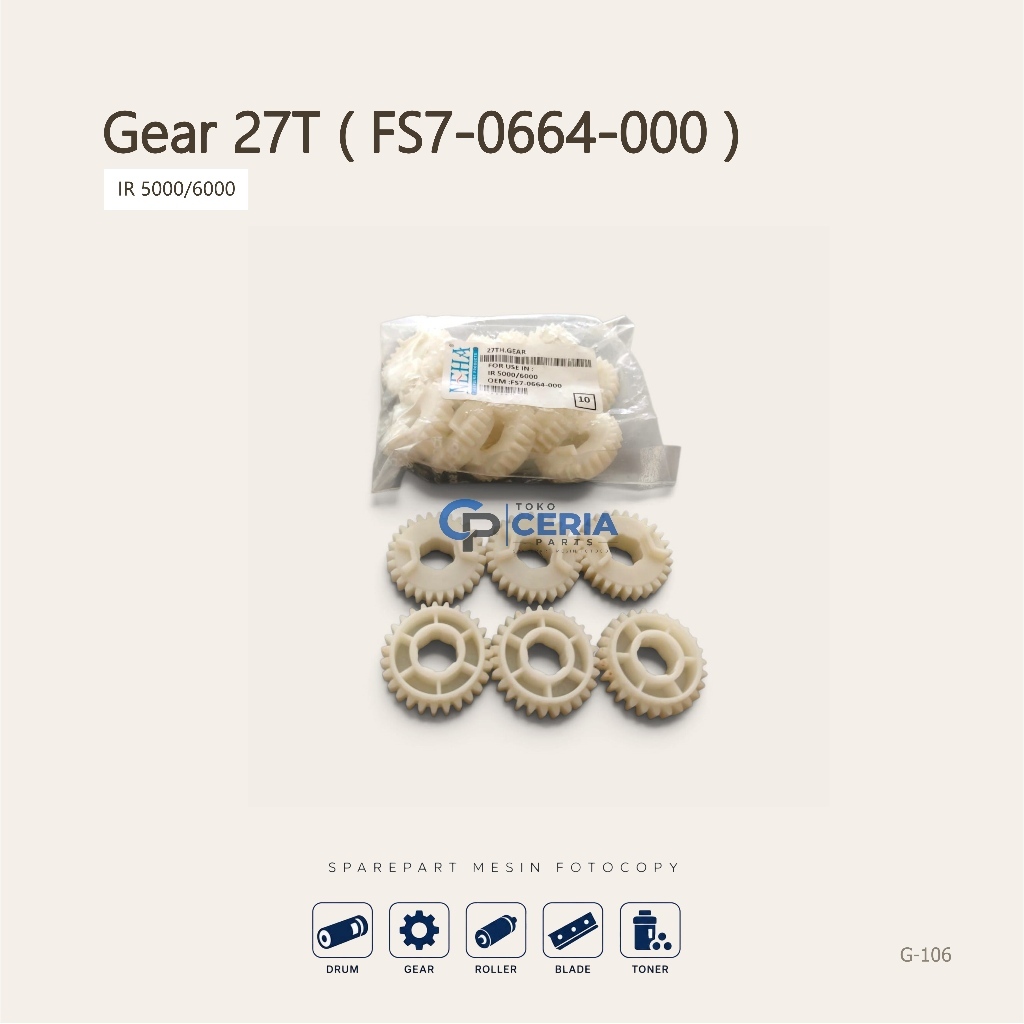 Gear 27T IR 5000/6000 ( FS7-0664-000 )