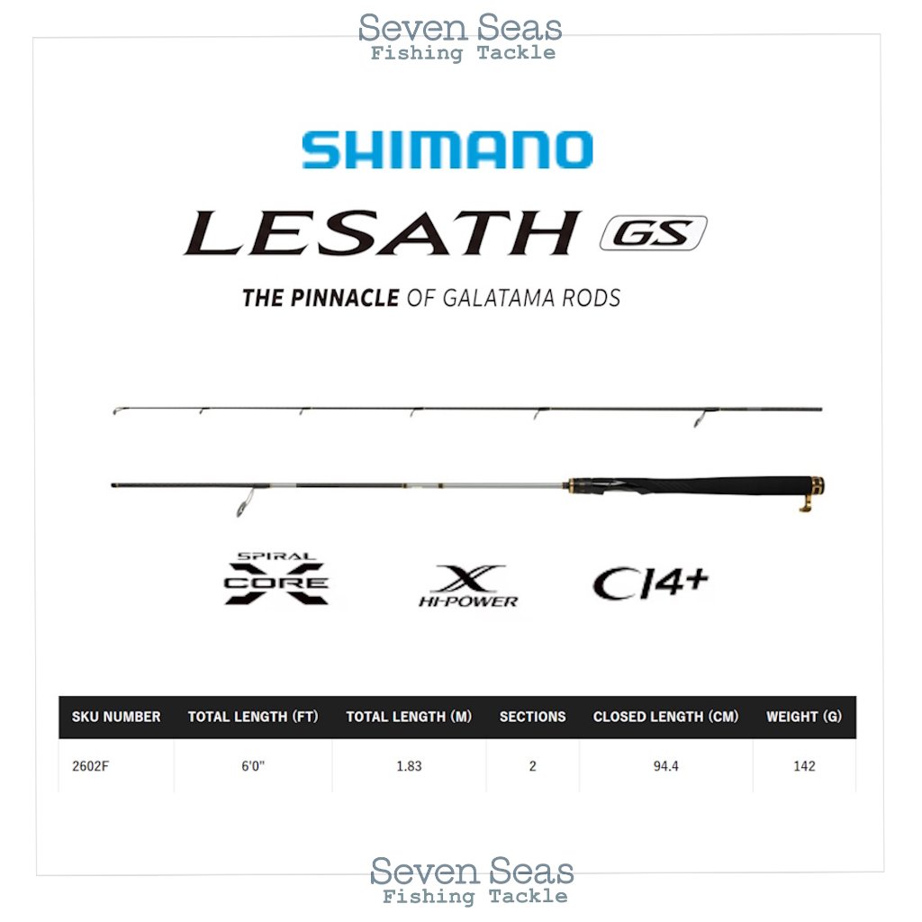 Shimano Lesath GS 2602F Model 2021 Rod Kolam Galatama Empang Joran Pancing