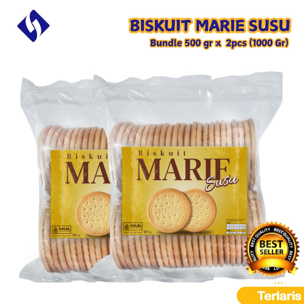 Biskuit Marie Susu Isi 1000 Gr Biskuit Kiloan Murah