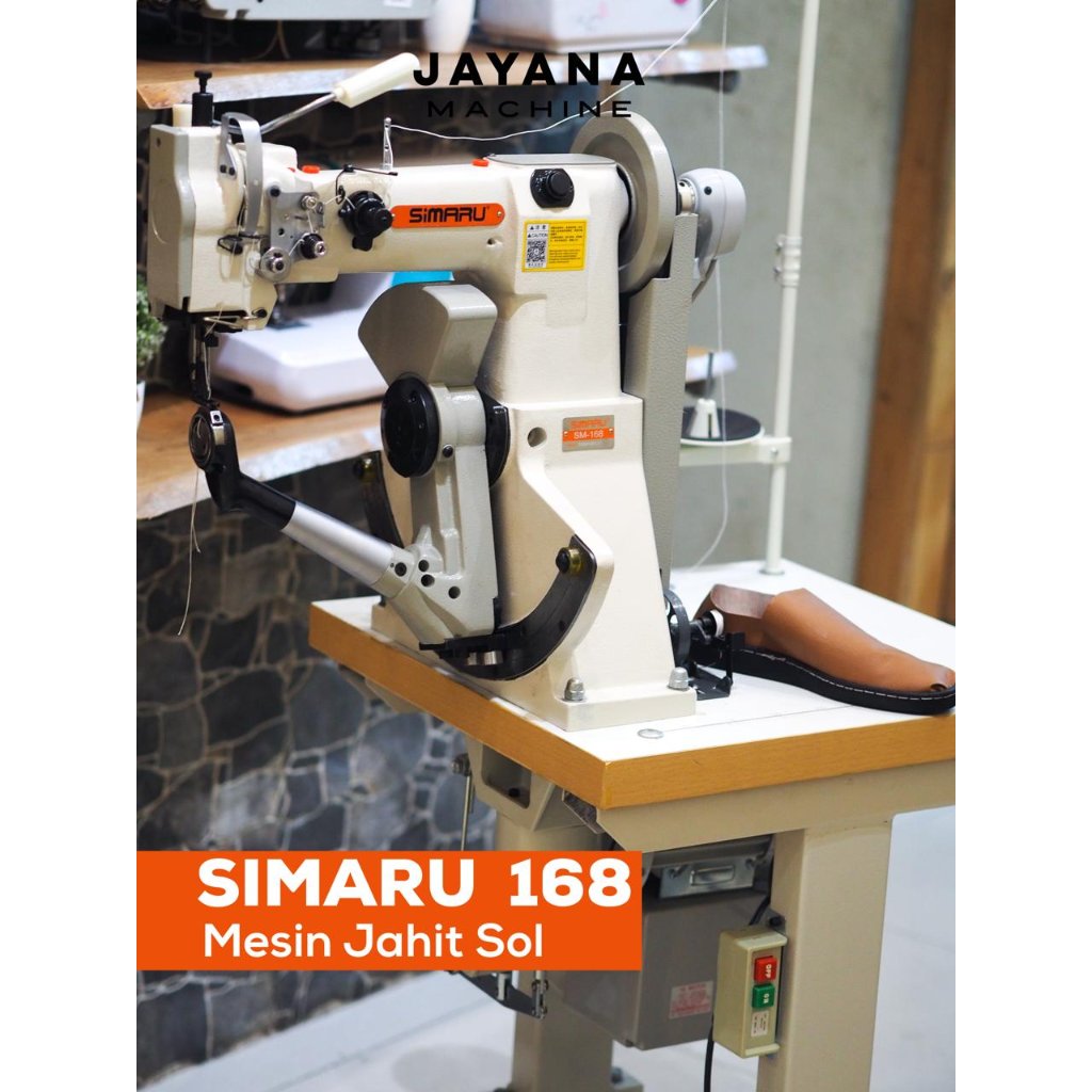 Mesin Jahit Sol SIMARU 168 JAYANA MACHINE untuk Sol Sepatu