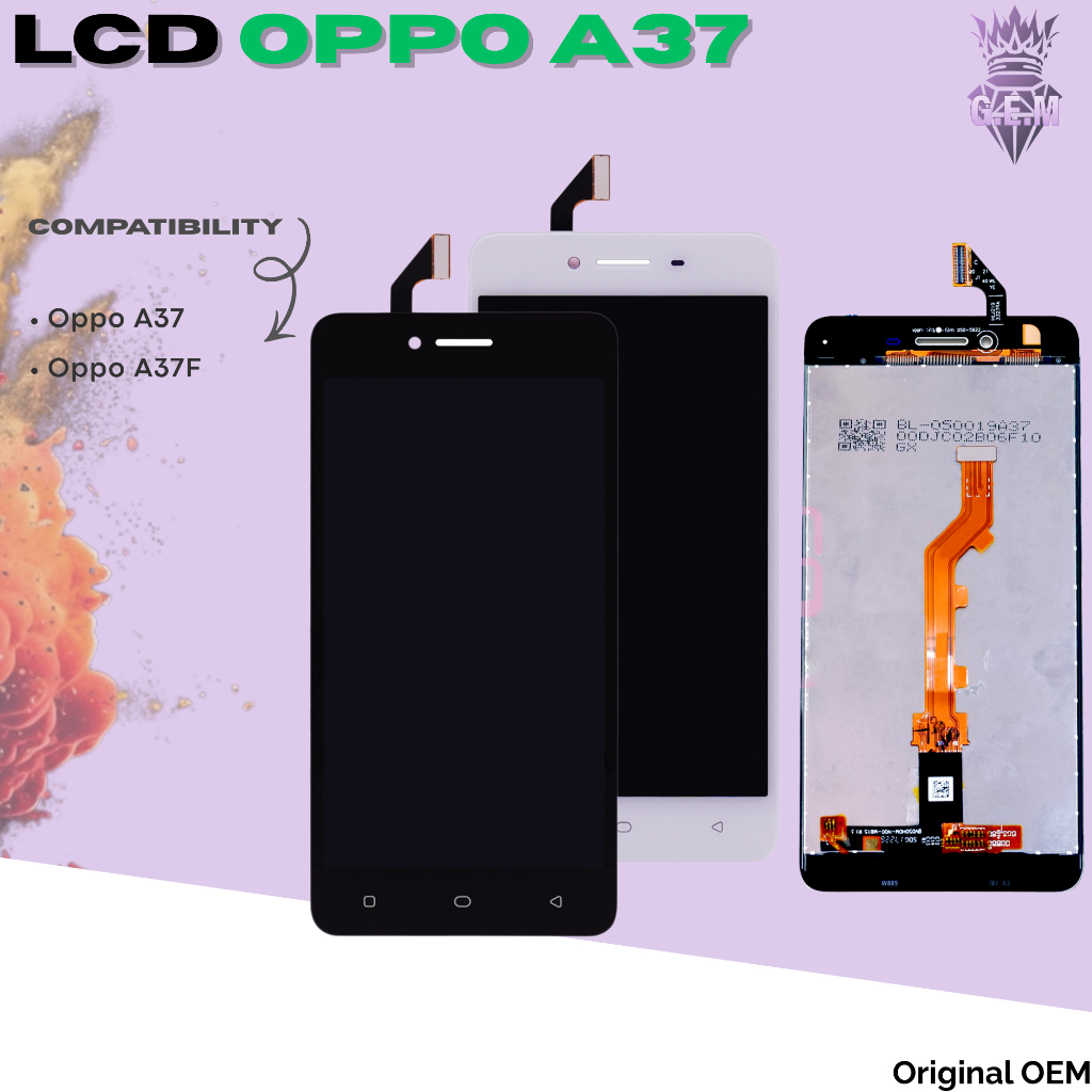 LCD TOUCHSCREEN FULLSET OPPO NEO 9 A37 - LCD OPPO A37f - LCD OPPO A37 COMPLETE ORIGINAL