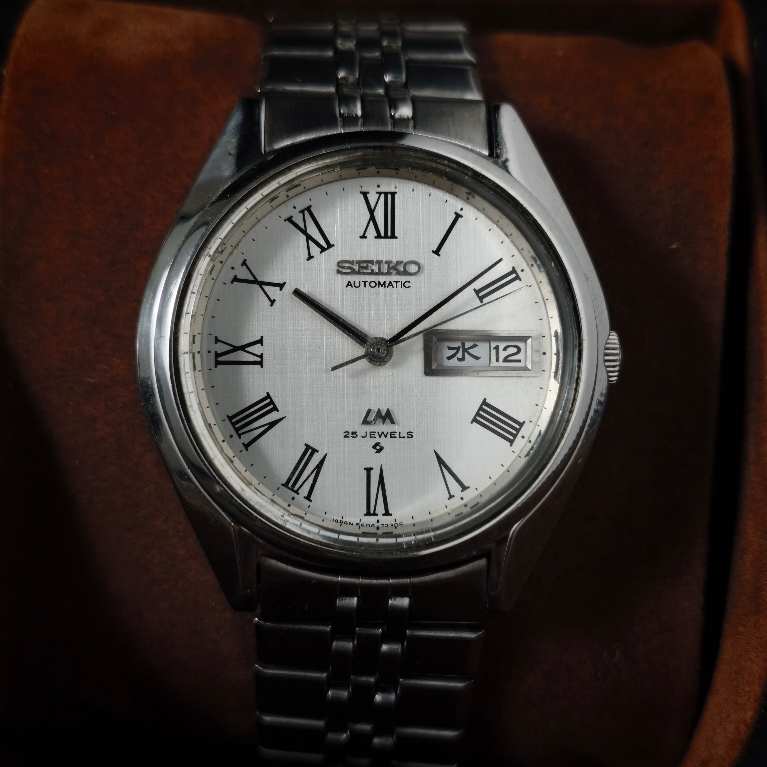 Seiko LM Lord Matic ROMAN vintage dress original bracelet mint